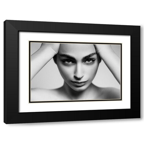 Bravo Black Modern Wood Framed Art Print with Double Matting by Hamidnezhad, Amin