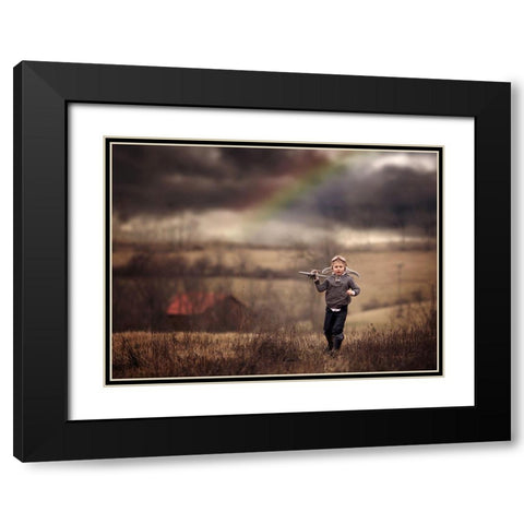 After The Storm Black Modern Wood Framed Art Print with Double Matting by Whitehead, Annie