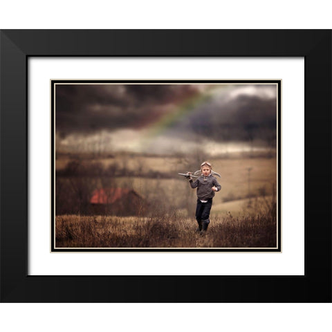 After The Storm Black Modern Wood Framed Art Print with Double Matting by Whitehead, Annie