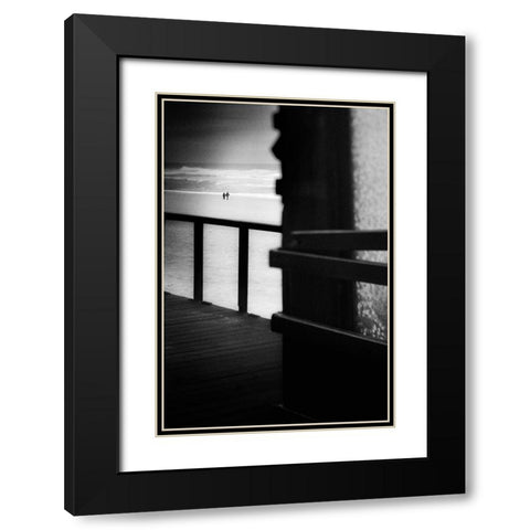 Bring Me The Horizon Black Modern Wood Framed Art Print with Double Matting by Correia, Rui