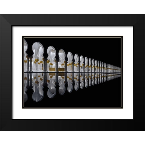 Endless. Black Modern Wood Framed Art Print with Double Matting by Cuomo, Massimo