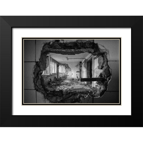 Frame Black Modern Wood Framed Art Print with Double Matting by Kuckovsky, Sebastian