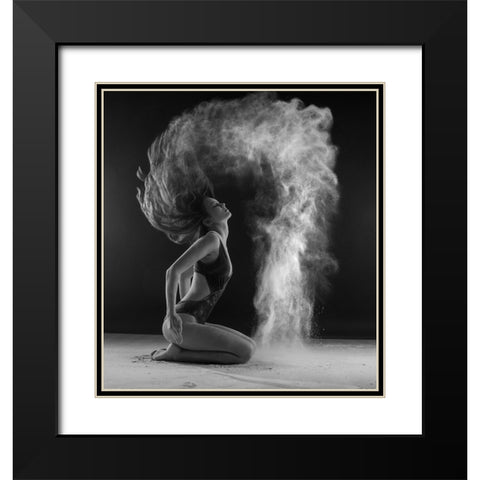 Dance Black Modern Wood Framed Art Print with Double Matting by Kanovits, Gabor