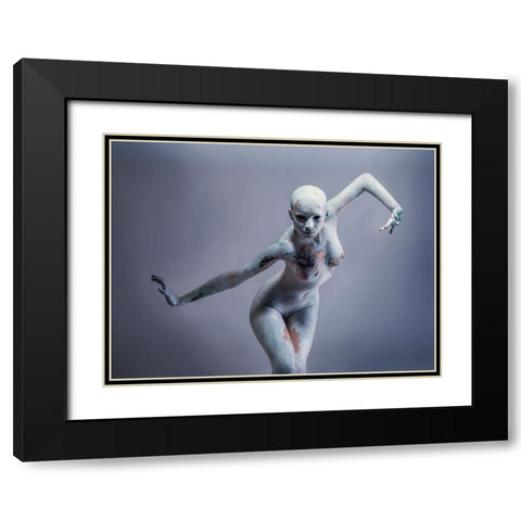 Untitled Black Modern Wood Framed Art Print with Double Matting by Demchenko, Gregory