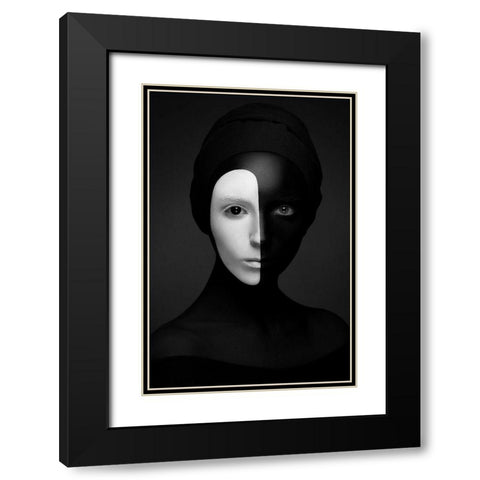 Black Renaissance Black Modern Wood Framed Art Print with Double Matting by Malikov, Alex