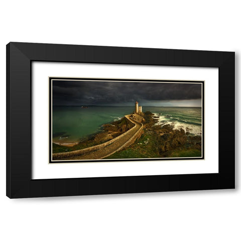 Rain Is Coming ... Black Modern Wood Framed Art Print with Double Matting by Browko, Krzysztof