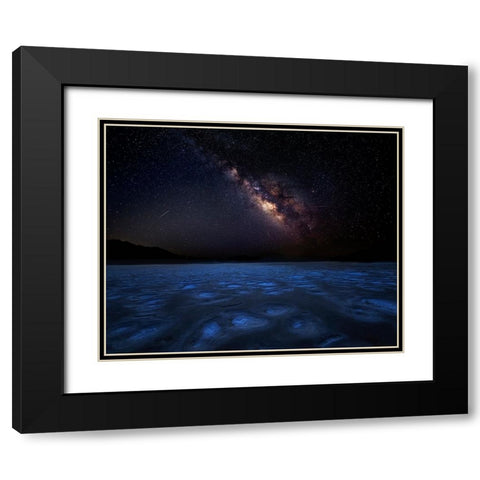 The Darkness Black Modern Wood Framed Art Print with Double Matting by Poreider, Annie