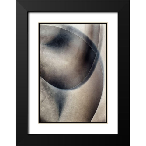 Erotica Ii. Black Modern Wood Framed Art Print with Double Matting by Verschelden, Harry