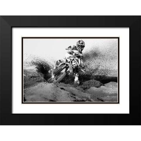 Krisztian Tompa Black Modern Wood Framed Art Print with Double Matting by Szabo, Attila