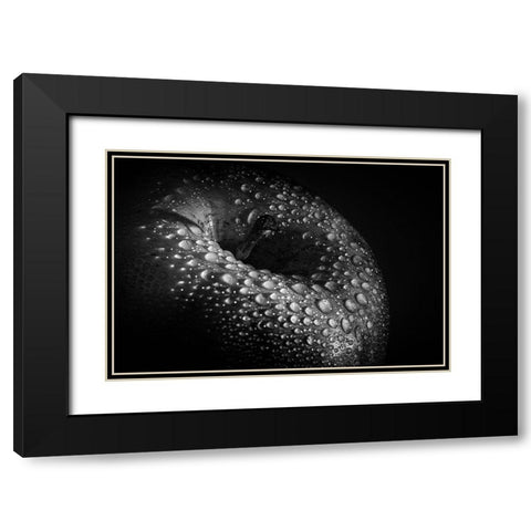Malum Black Modern Wood Framed Art Print with Double Matting by Pfeiffer, Peter