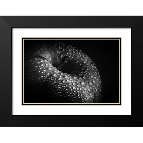 Malum Black Modern Wood Framed Art Print with Double Matting by Pfeiffer, Peter