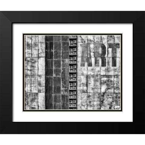 Gritty Palace Black Modern Wood Framed Art Print with Double Matting by Pearson, Wayne