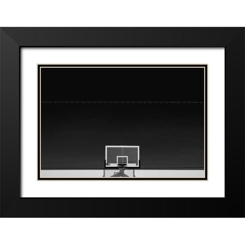 Before The Game  - Part 2 Black Modern Wood Framed Art Print with Double Matting by Endermann, Rolf