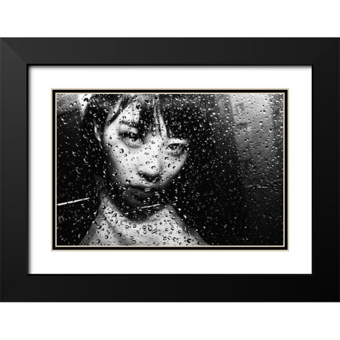 Portrait Black Modern Wood Framed Art Print with Double Matting by Suzuki, Tatsuo