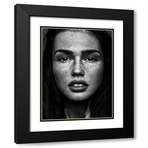 Romi Black Modern Wood Framed Art Print with Double Matting by Krystynek MQEP, Martin
