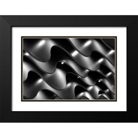 Ceiling Lights Black Modern Wood Framed Art Print with Double Matting by Hawerkamp, Hans-Wolfgang