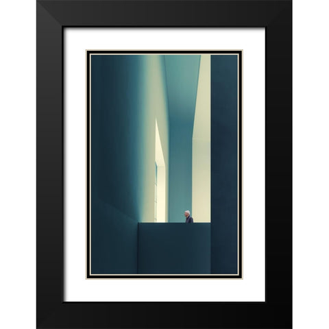 The Passage Black Modern Wood Framed Art Print with Double Matting by Vangindertael, Luc