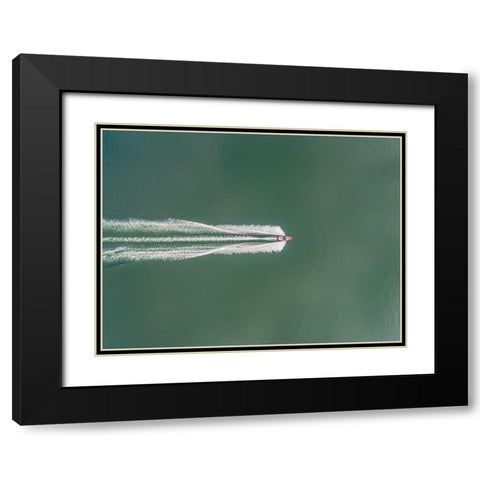 Untitled Black Modern Wood Framed Art Print with Double Matting by Tetsurou, Kobayashi