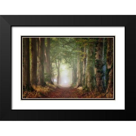 Forward Black Modern Wood Framed Art Print with Double Matting by Borggreve, Ellen