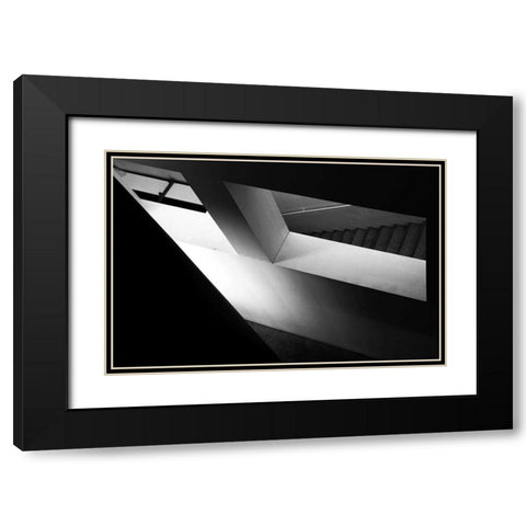 Light And Shadow Play Black Modern Wood Framed Art Print with Double Matting by Alves, Fernando