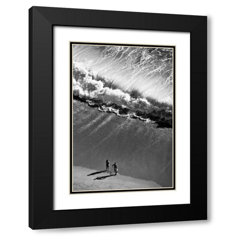 Untitled Black Modern Wood Framed Art Print with Double Matting by Ferreira, Rui