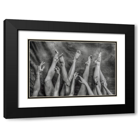 An Elegant Chaos. Black Modern Wood Framed Art Print with Double Matting by Arcos aka, Antonio