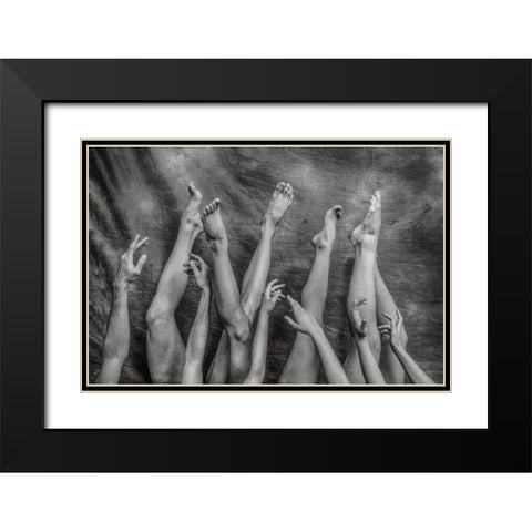 An Elegant Chaos. Black Modern Wood Framed Art Print with Double Matting by Arcos aka, Antonio