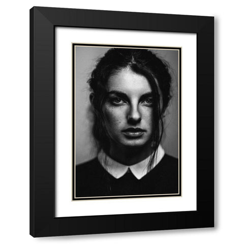 Untitled Black Modern Wood Framed Art Print with Double Matting by Vasilenko, Artem