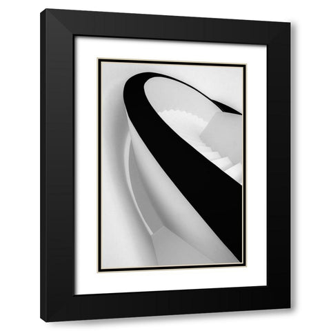 Going Down... 3 Black Modern Wood Framed Art Print with Double Matting by Castro, Joao