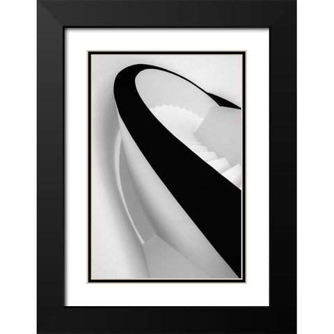 Going Down... 3 Black Modern Wood Framed Art Print with Double Matting by Castro, Joao