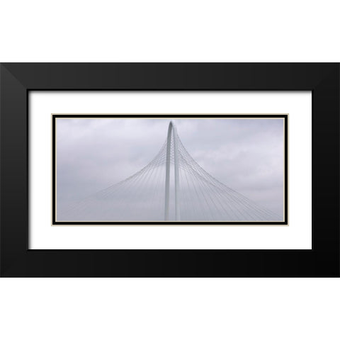 Floating Black Modern Wood Framed Art Print with Double Matting by Autry, Steven