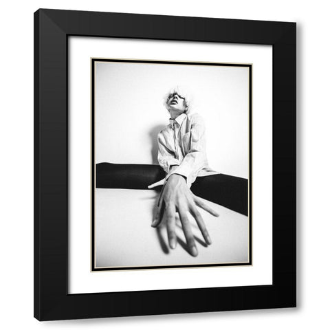 Untitled Black Modern Wood Framed Art Print with Double Matting by Vasilenko, Artem