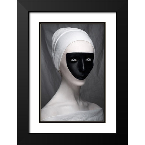 White Renaissance Black Modern Wood Framed Art Print with Double Matting by Malikov, Alex