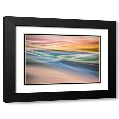 Untitled Black Modern Wood Framed Art Print with Double Matting by Or, Keren