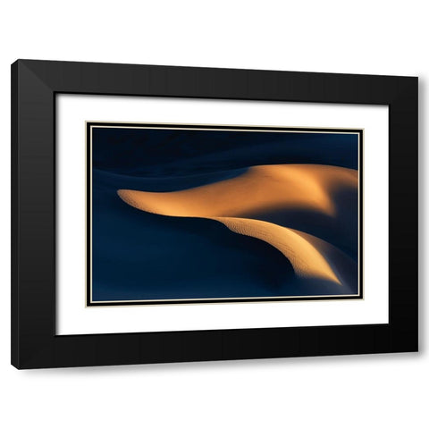 Light And Shadow Black Modern Wood Framed Art Print with Double Matting by Asghar Alimoradi, Ali