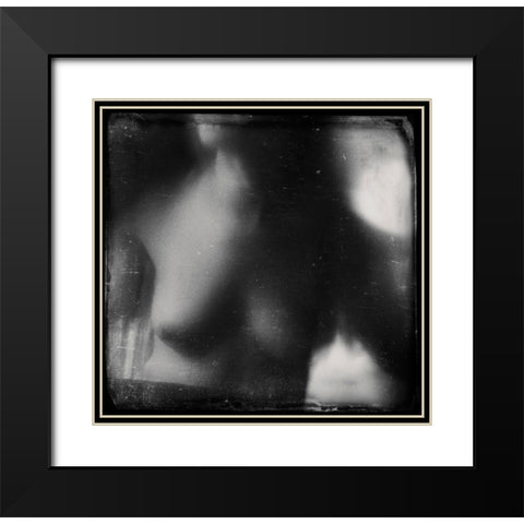 Untitled Black Modern Wood Framed Art Print with Double Matting by Bousca, Bogdan