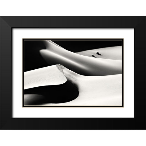 Life Black Modern Wood Framed Art Print with Double Matting by Momeni, Mohammadreza
