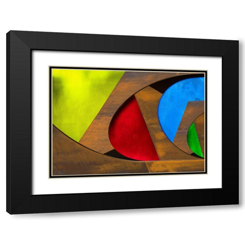 A.F.A.S. Black Modern Wood Framed Art Print with Double Matting by Verschelden, Harry