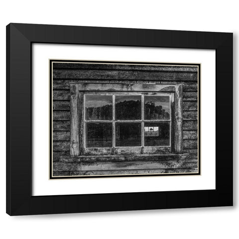 Viewpoint Black Modern Wood Framed Art Print with Double Matting by Agazzi, Andreas