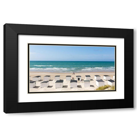West Coast Mood. On A Summer Day Iii Black Modern Wood Framed Art Print with Double Matting by Londal, Leif