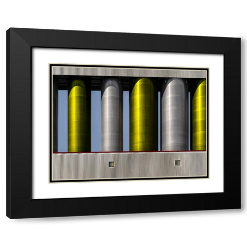 Untitled Black Modern Wood Framed Art Print with Double Matting by Verschelden, Harry