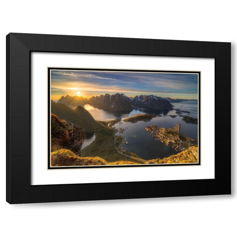 Magic Moment Black Modern Wood Framed Art Print with Double Matting by Riml, Ludwig
