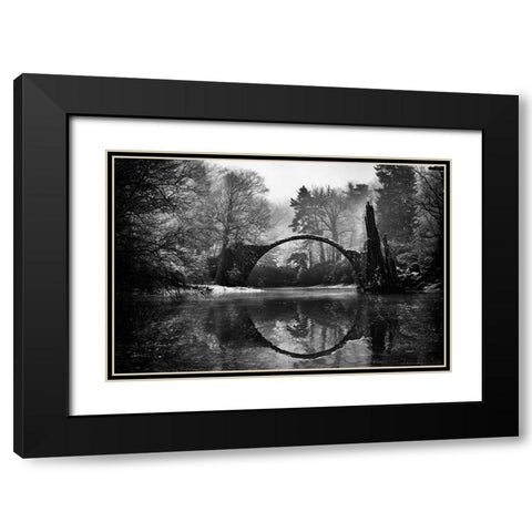 Devils Bridge - Ii Black Modern Wood Framed Art Print with Double Matting by Kreiten, Mike