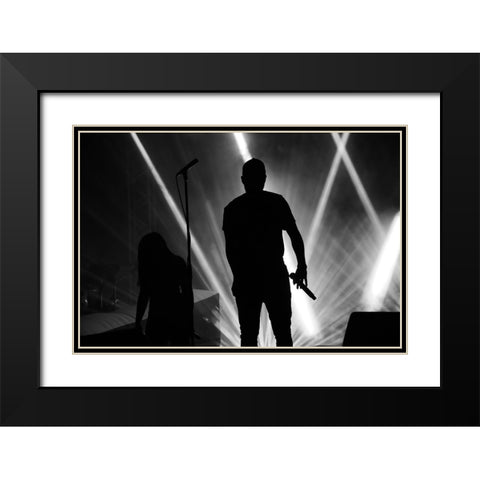 ILl Take Care Of You Black Modern Wood Framed Art Print with Double Matting by Alves, Fernando