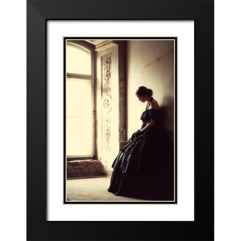 The Soft Touch Of Decadency Black Modern Wood Framed Art Print with Double Matting by Russocka, Magdalena