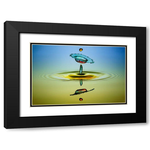 Ufw (Unidentified Flying Water) Black Modern Wood Framed Art Print with Double Matting by Berkati, Muhammad