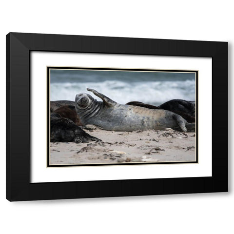 A Headache Black Modern Wood Framed Art Print with Double Matting by Bewernick, Erhard