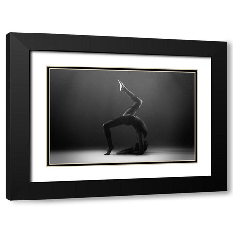 Iranian Black Modern Wood Framed Art Print with Double Matting by Hamidnezhad, Amin