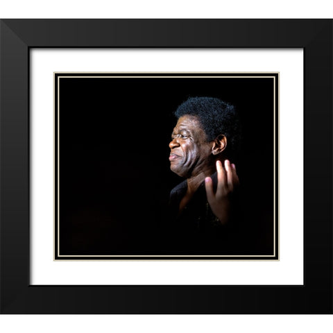 In Memory Of Charles Bradley Black Modern Wood Framed Art Print with Double Matting by Domont, Jois