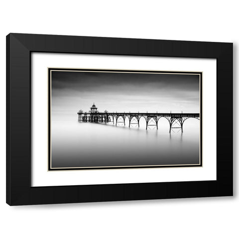 Liminal Land Black Modern Wood Framed Art Print with Double Matting by Bolton, Robert